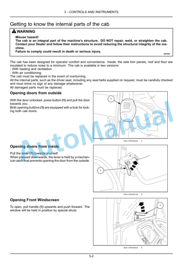 New Holland T4.75N, T4.85N, T4.95N, T4.105N Tractor Operation and Maintenance Manual 48077188-2