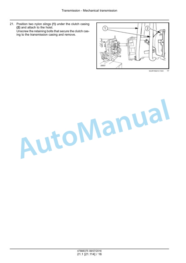 Alternative view of New Holland T4.75V, T4.85V, T4.95V, T4.105V Tier 3 Tractor Service Manual 48038296