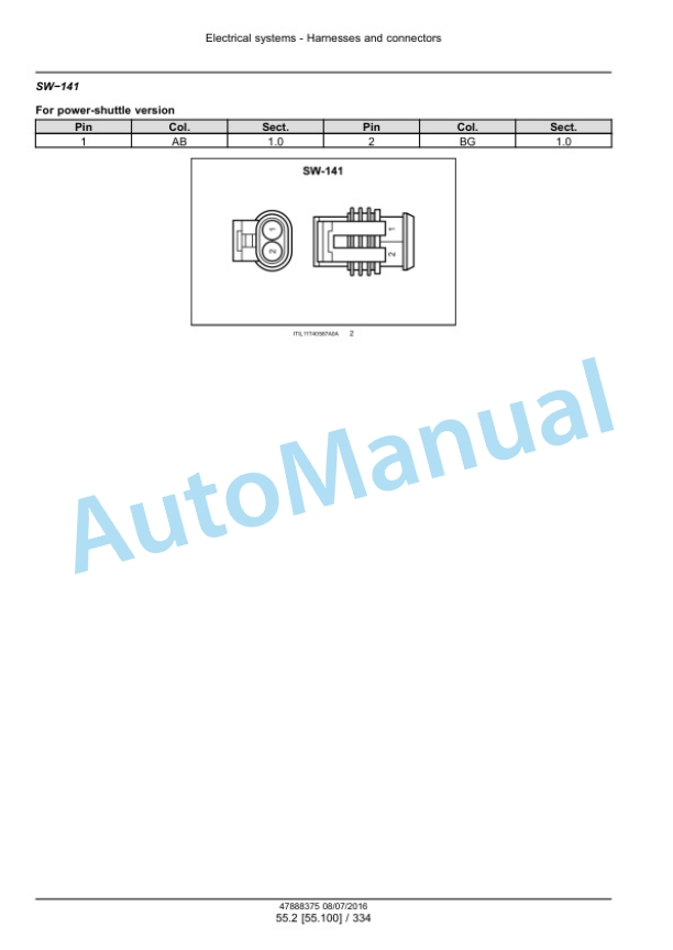 New Holland T4.75V, T4.85V, T4.95V, T4.105V Tier 3 Tractor Service Manual 48038299-4