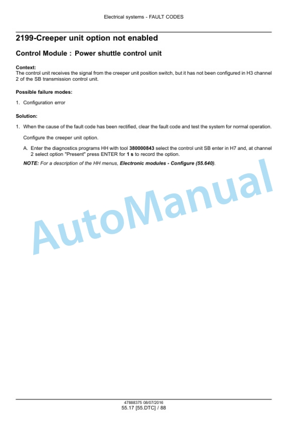 Alternative view of New Holland T4.75V, T4.85V, T4.95V, T4.105V Tier 3 Tractor Service Manual 48038301