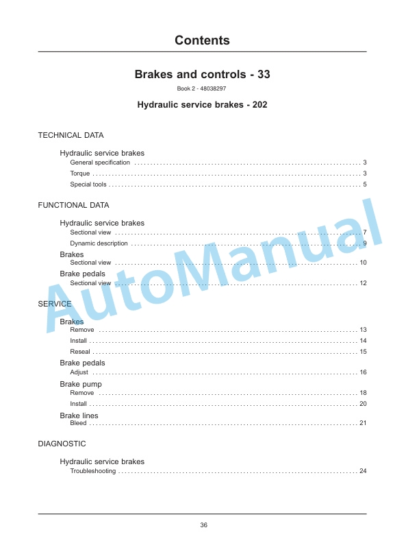 New Holland T4.75V, T4.85V, T4.95V, T4.105V Tier 3 Tractor Service Manual 48038302-3