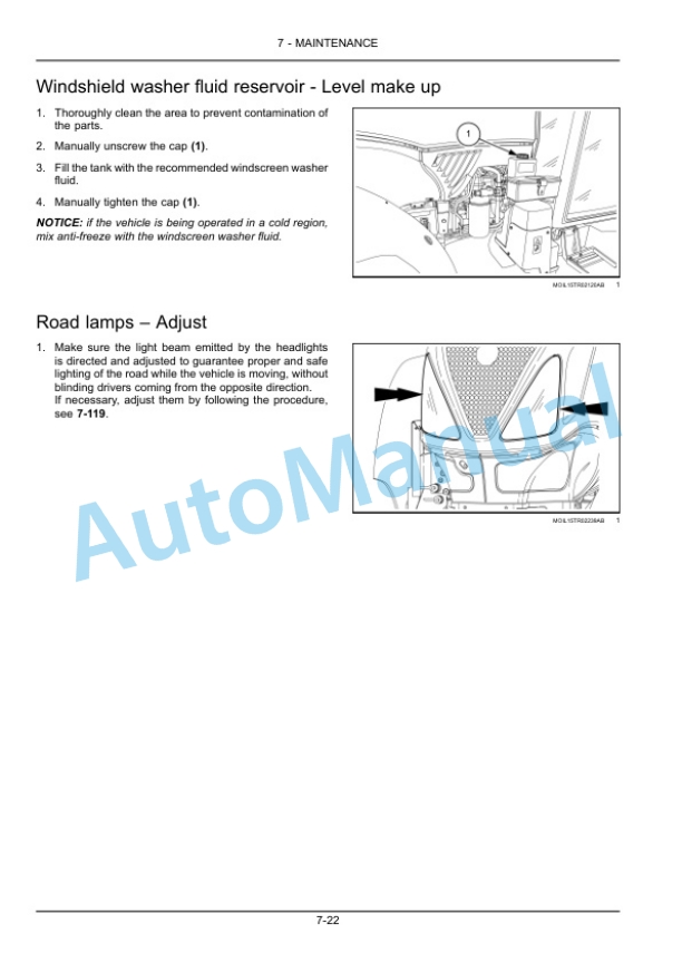 New Holland T4.80F, T4.90F, T4.100F, T4.110F Tractor Operation and Maintenance Manual 47847495-4