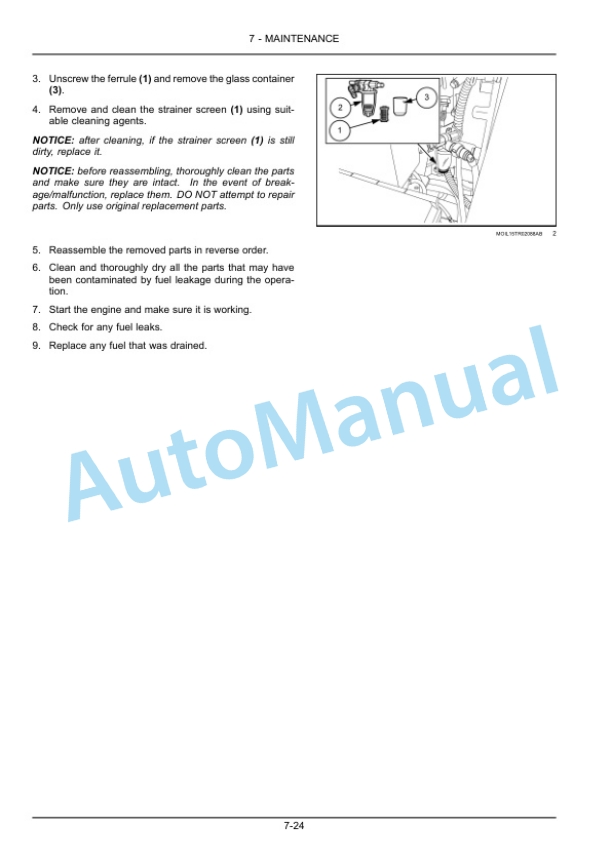 New Holland T4.80F, T4.90F, T4.100F, T4.110F Tractor Operation and Maintenance Manual 47847507-4