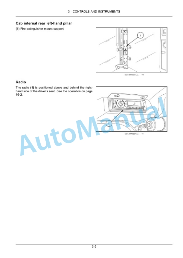 Alternative view of New Holland T4.80F, T4.90F, T4.100F, T4.110F Tractor Operation and Maintenance Manual 48132266