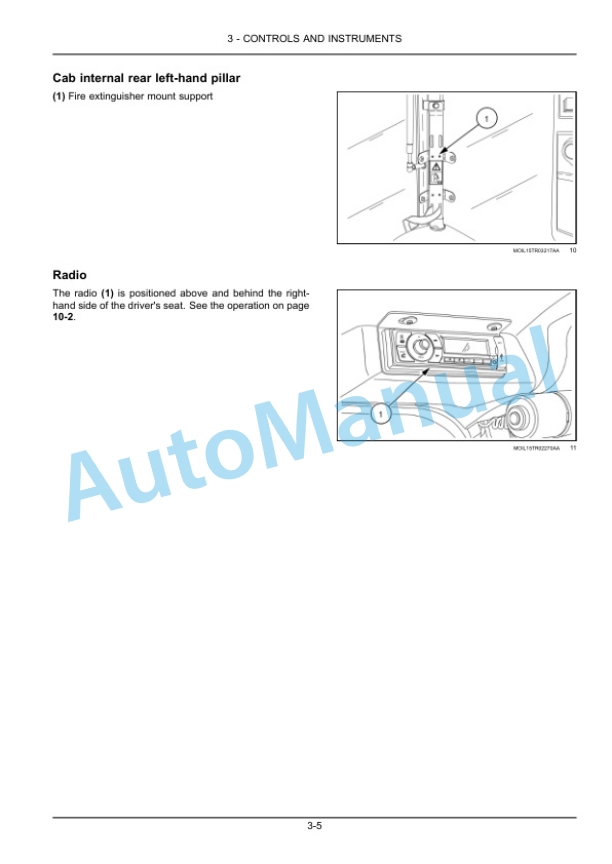 Alternative view of New Holland T4.80F, T4.90F, T4.100F, T4.110F Tractor Operation and Maintenance Manual 51602034
