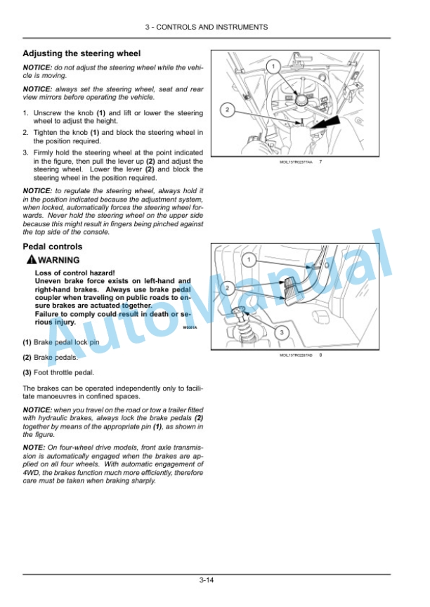 New Holland T4.80N, T4.90N, T4.100N, T4.110N Tractor Operation and Maintenance Manual 47847461-2