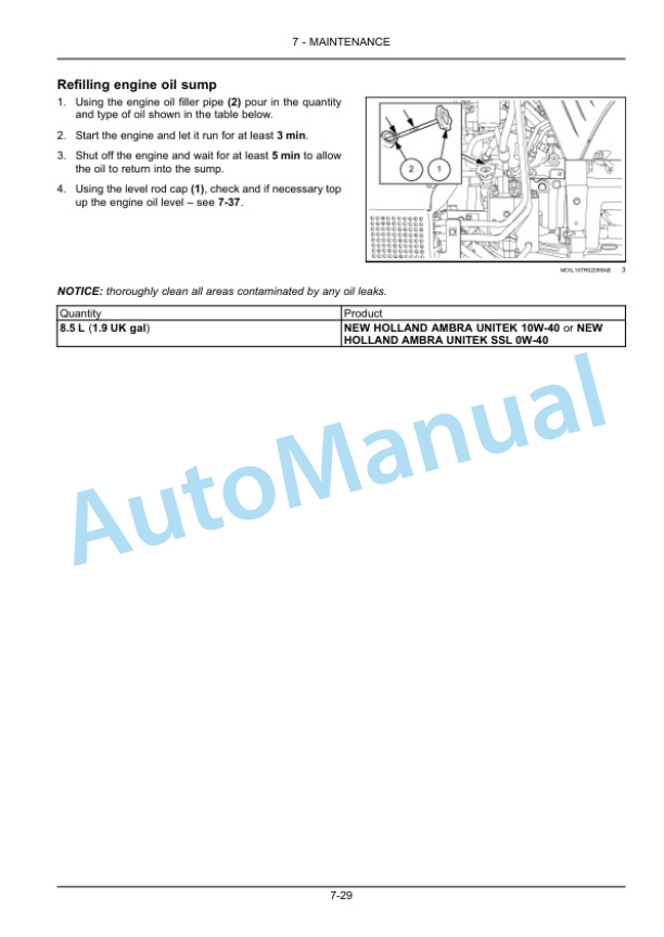 New Holland T4.80N, T4.90N, T4.100N, T4.110N Tractor Operation and Maintenance Manual 47847461-4