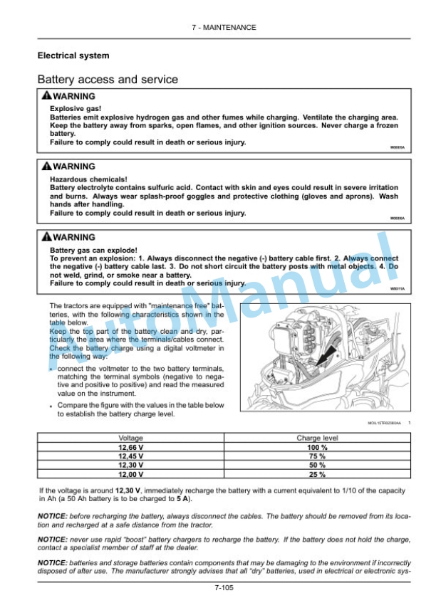 New Holland T4.80N, T4.90N, T4.100N, T4.110N Tractor Operation and Maintenance Manual 47847461-5