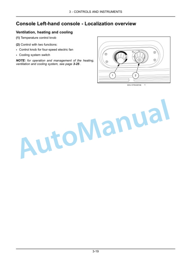 Alternative view of New Holland T4.80N, T4.90N, T4.100N, T4.110N Tractor Operation and Maintenance Manual 48132220