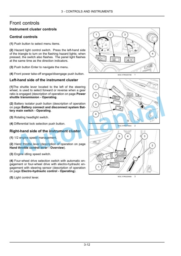 New Holland T4.80V, T4.90V, T4.100V, T4.110V Tractor Operation and Maintenance Manual 47847433-2