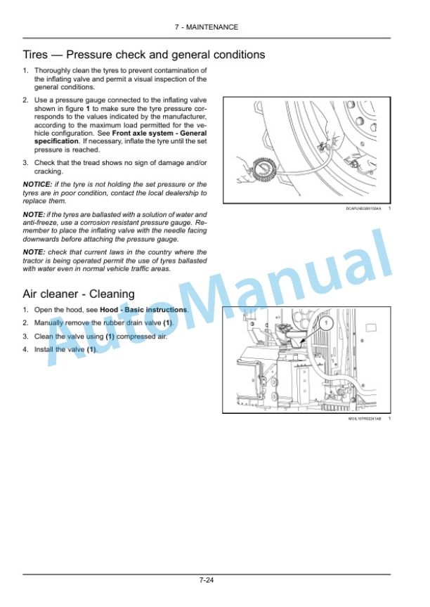 New Holland T4.80V, T4.90V, T4.100V, T4.110V Tractor Operation and Maintenance Manual 47847433-4