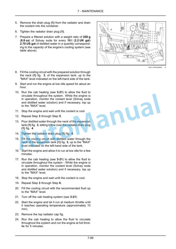 New Holland T4.80V, T4.90V, T4.100V, T4.110V Tractor Operation and Maintenance Manual 47847443-5