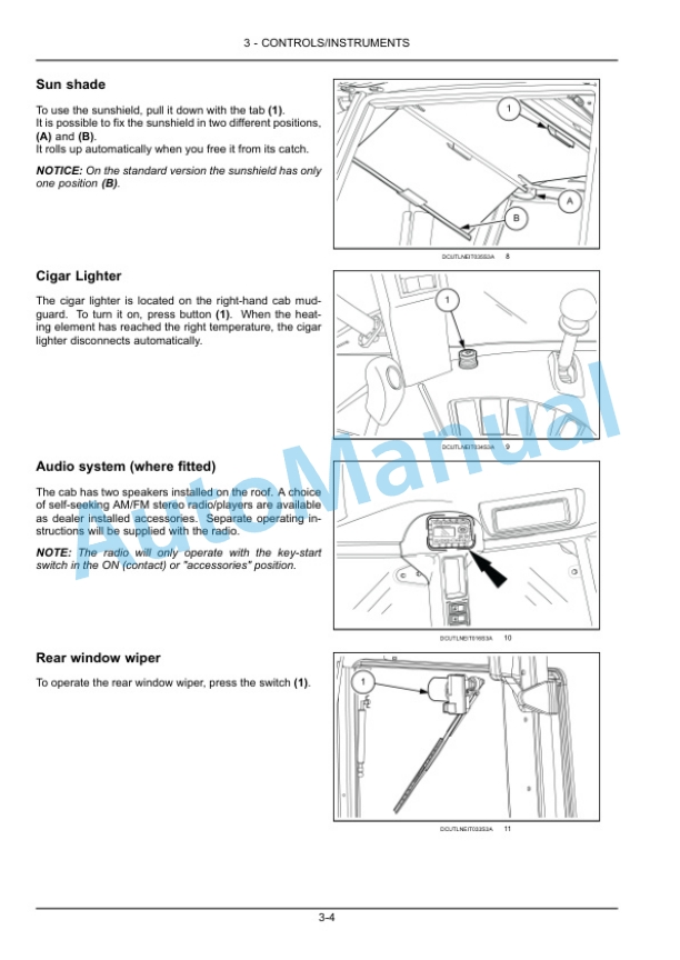 New Holland T4.85, T4.95, T4.105 Tractor Operation and Maintenance Manual 47435535-2