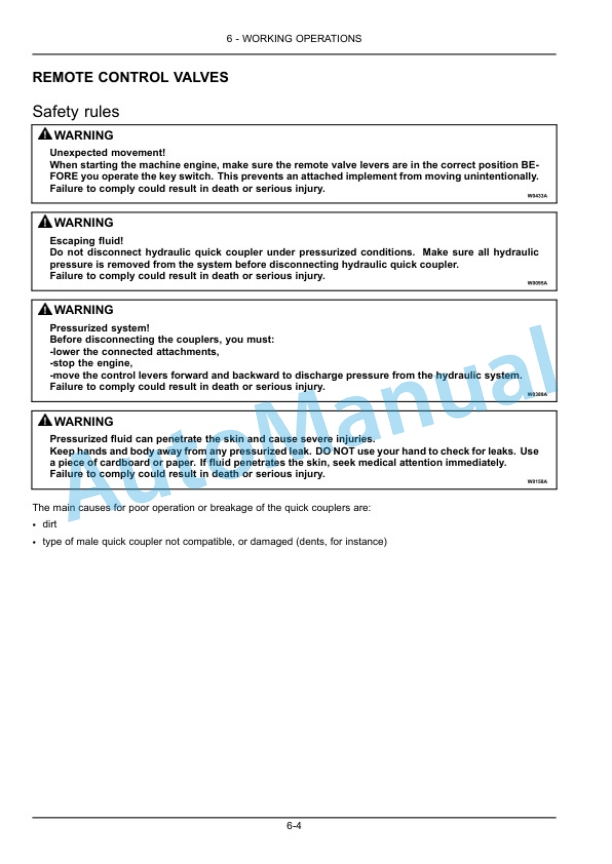 New Holland T4.85, T4.95, T4.105 Tractor Operation and Maintenance Manual 47539288-3