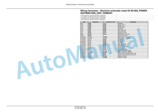 New Holland T4.90, T4.100, T4.110, T4.120 Tier 4B Final Tractor Service Manual 47899696-4