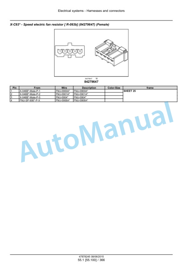 New Holland T4.90, T4.100, T4.110, T4.120 Tier 4B Final Tractor Service Manual 47899697-2