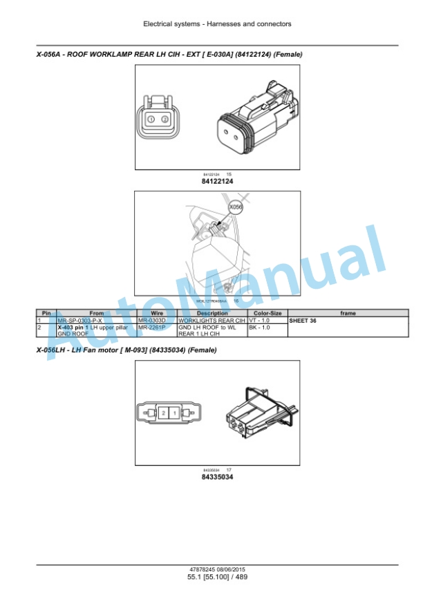 New Holland T4.90, T4.100, T4.110, T4.120 Tier 4B Final Tractor Service Manual 47899697-4