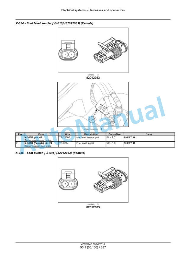New Holland T4.90, T4.100, T4.110, T4.120 Tier 4B Final Tractor Service Manual 47899698-2