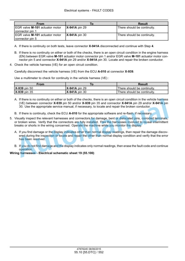 New Holland T4.90, T4.100, T4.110, T4.120 Tier 4B Final Tractor Service Manual 47899701-2