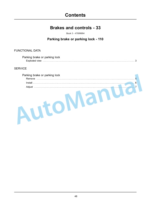 New Holland T4.90, T4.100, T4.110, T4.120 Tier 4B Final Tractor Service Manual 47899703-3