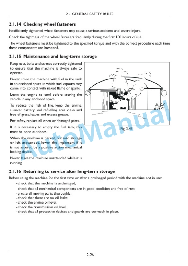 Alternative view of New Holland T4.90FB, T4.100FB, T4.110FB Tractor Operation and Maintenance Manual 51427774