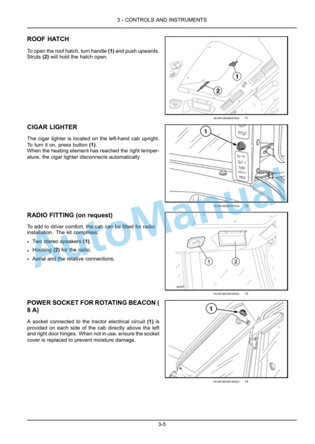 New Holland T5030, T5040, T5050, T5060, T5070 Tractor Operation and Maintenance Manual 47767853-2
