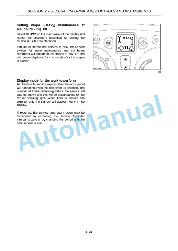 Alternative view of New Holland T5030, T5040, T5050, T5060, T5070 Tractor Operation and Maintenance Manual 84315667