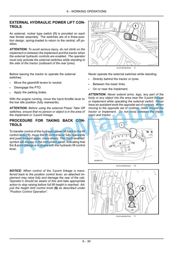 New Holland T5030, T5040, T5050, T5060, T5070 Tractor Operation and Maintenance Manual 84474632-4