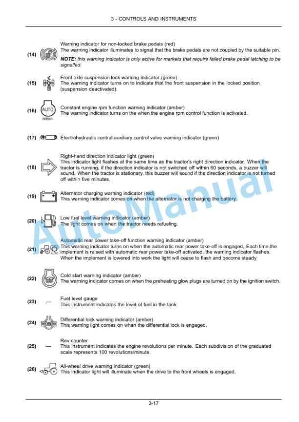 New Holland T5.100, T5.110, T5.120 Electro Command Tractor Operation and Maintenance Manual 48073640-2