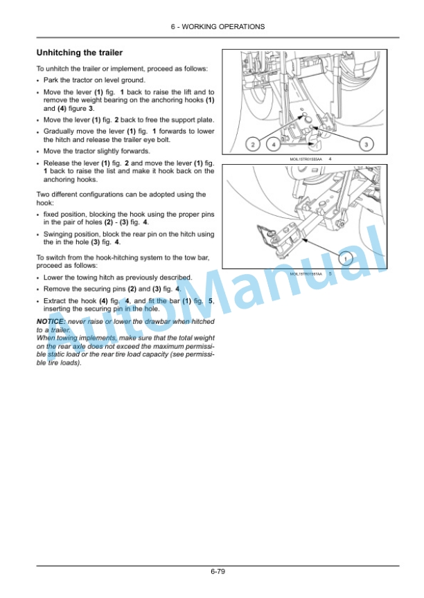 New Holland T5.100, T5.110, T5.120 Electro Command Tractor Operation and Maintenance Manual 48073640-4