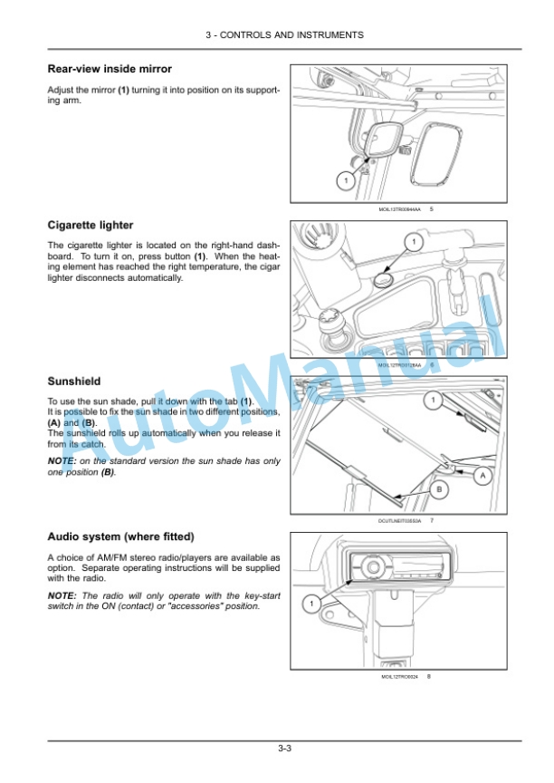New Holland T5.100, T5.110, T5.120 Electro Command Tractor Operation and Maintenance Manual 48073672-2