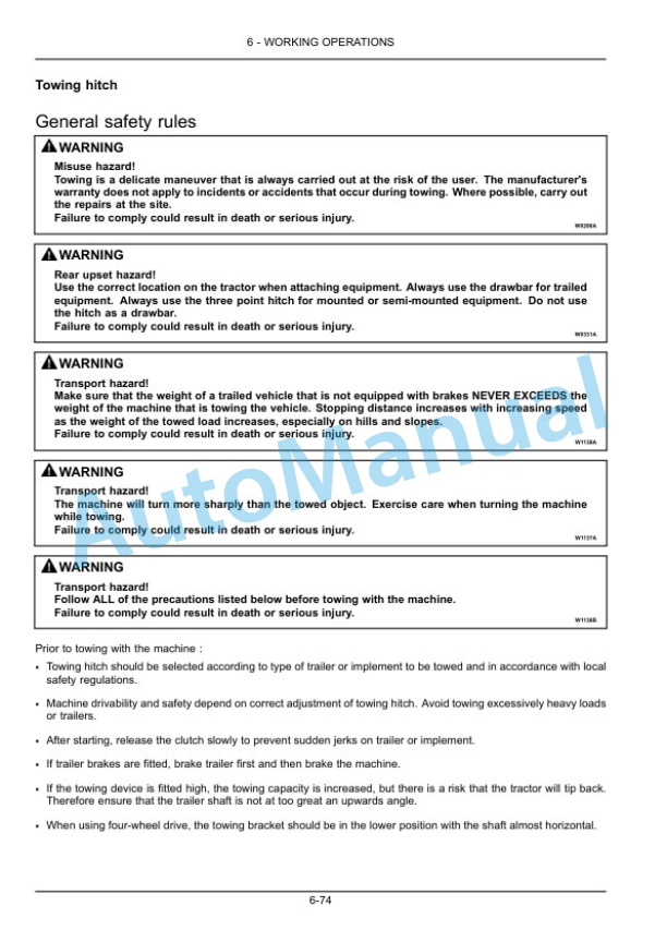 New Holland T5.100, T5.110, T5.120 Electro Command Tractor Operation and Maintenance Manual 48073672-4