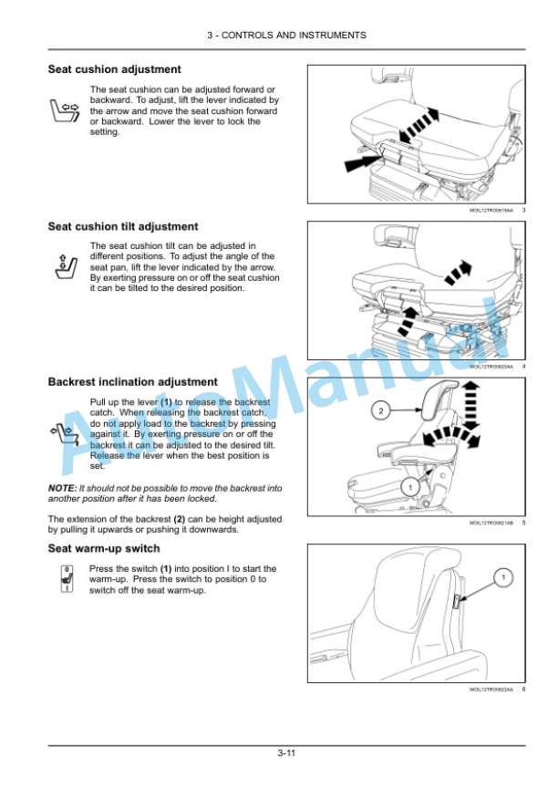 Alternative view of New Holland T5.100, T5.110, T5.120 Electro Command Tractor Operation and Maintenance Manual 51537390