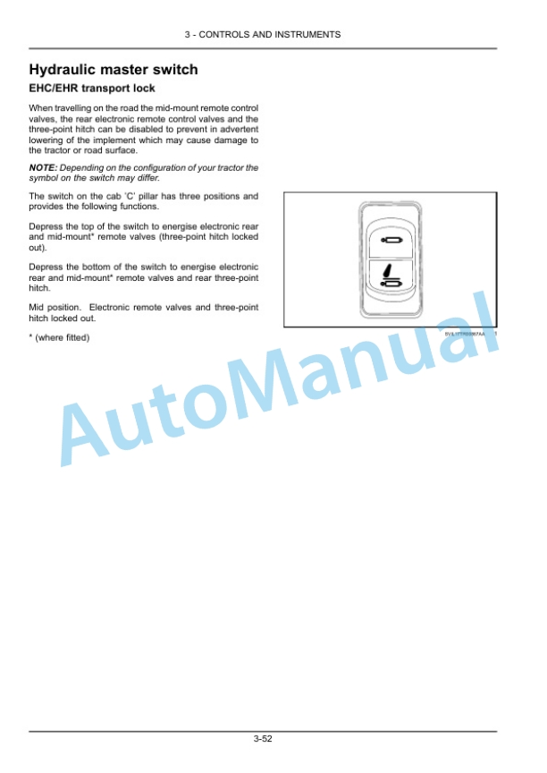 Alternative view of New Holland T5.110, T5.120, T5.130, T5.140 Auto Command Tractor Operation and Maintenance Manual 51496431
