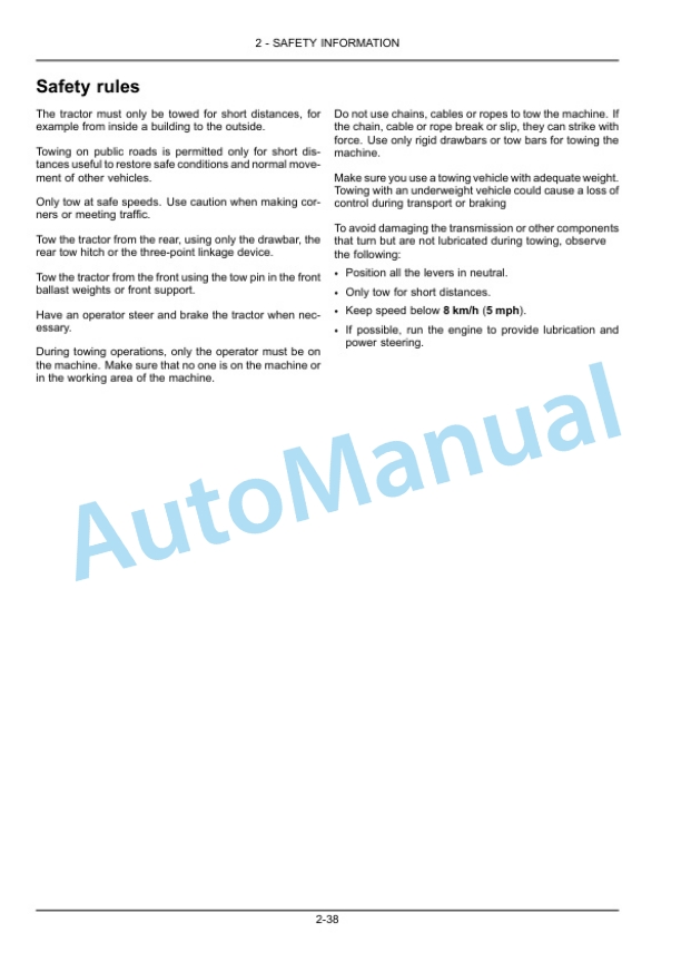 Alternative view of New Holland T5.90, T5.100, T5.110 Electro Command S Tractor Operation and Maintenance Manual 51599081