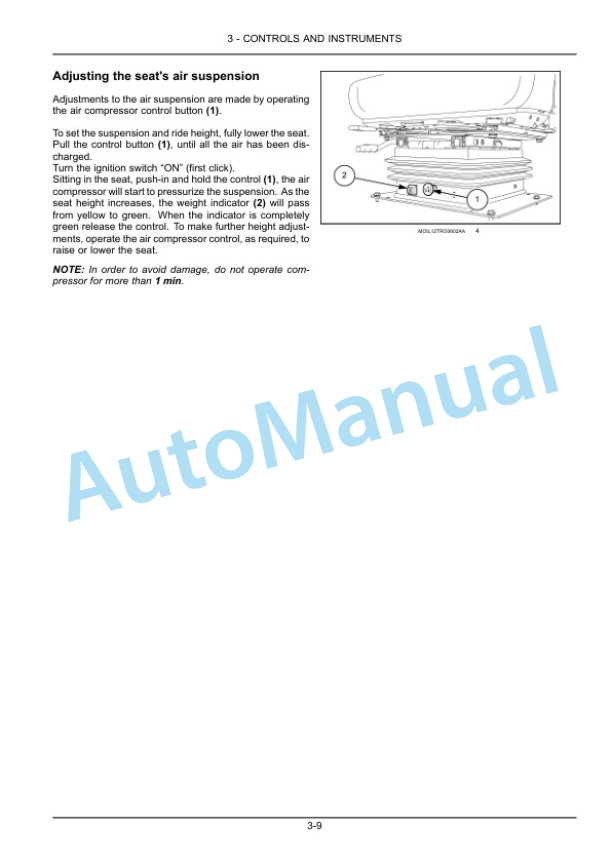 New Holland T5.95, T5.105, T5.115 Electro Command Tractor Operation and Maintenance Manual 47873730-2