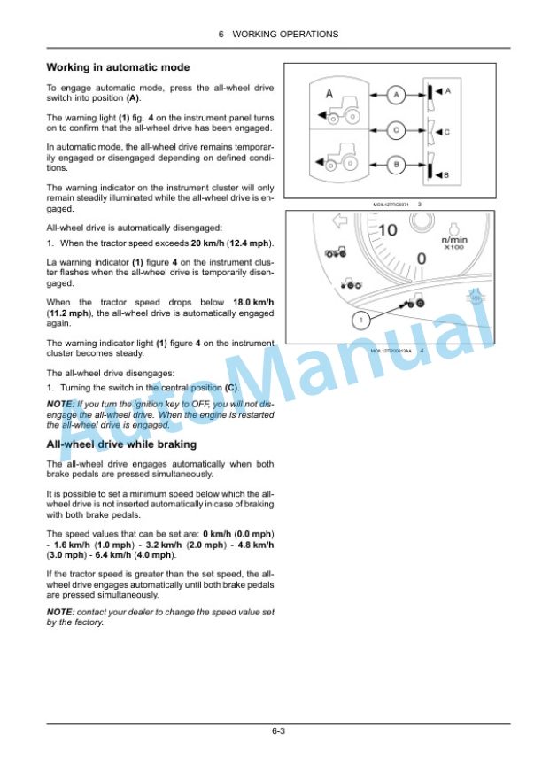 New Holland T5.95, T5.105, T5.115 Electro Command Tractor Operation and Maintenance Manual 47873730-3