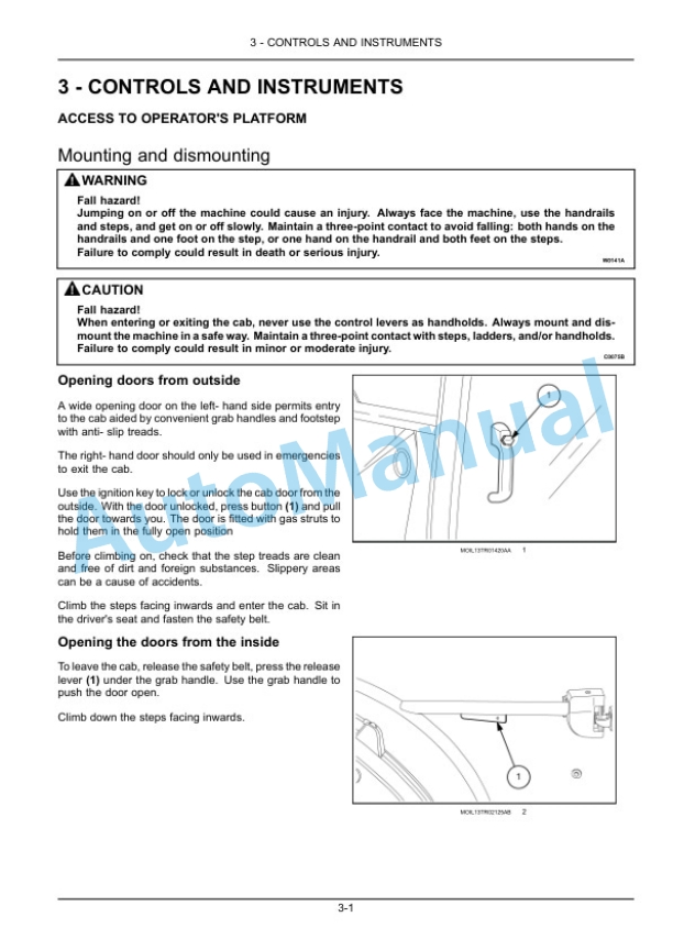 New Holland T5.95, T5.105, T5.115 Electro Command Tractor Operation and Maintenance Manual 48073041-2