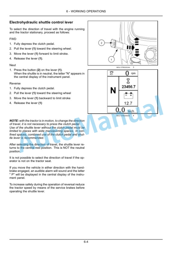 New Holland T5.95, T5.105, T5.115 Tractor Operation and Maintenance Manual 48073414-3