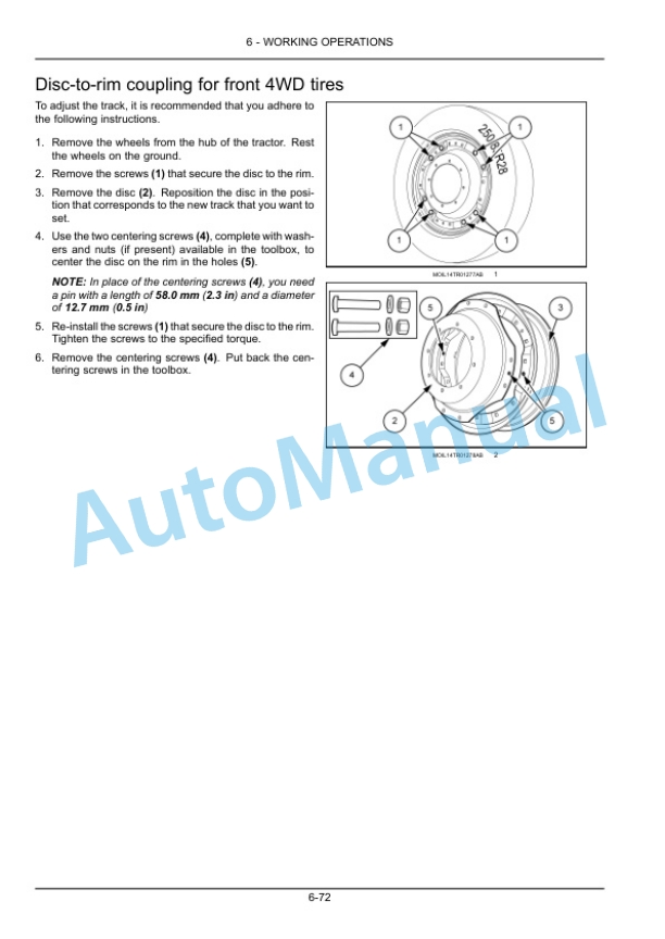 New Holland T5.95, T5.105, T5.115 Tractor Operation and Maintenance Manual 48073414-4
