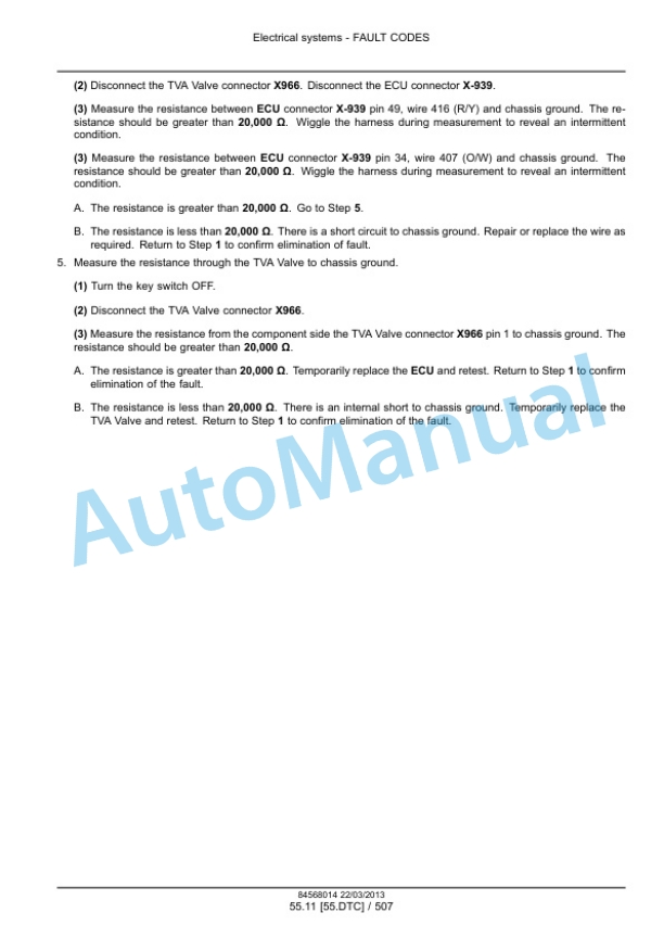 New Holland T5.95, T5.105, T5.115 Tractor Service Manual 47505947-5