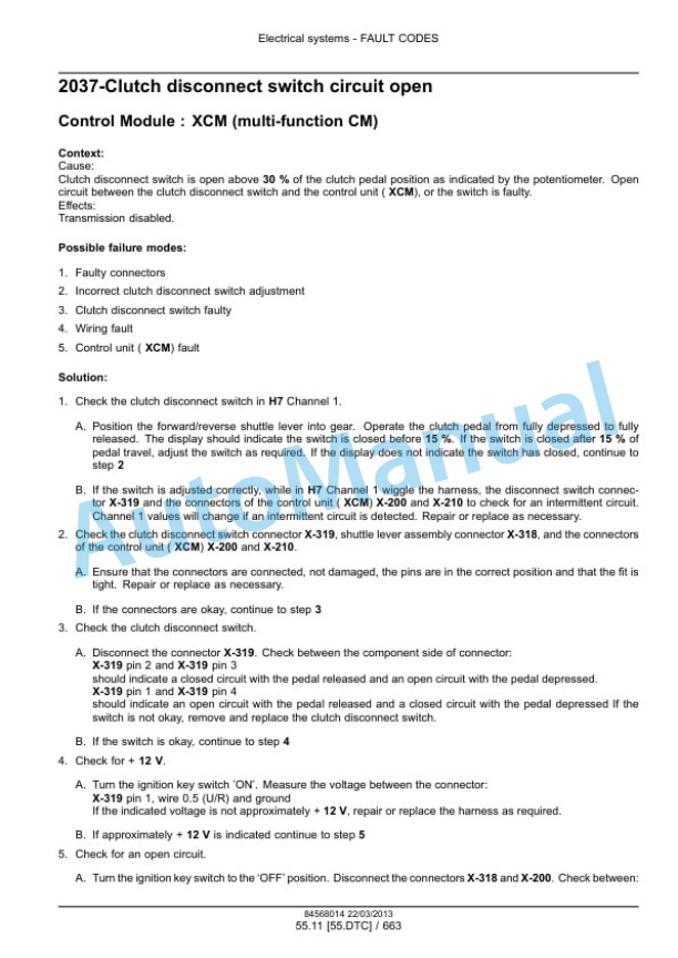 New Holland T5.95, T5.105, T5.115 Tractor Service Manual 47505948-3