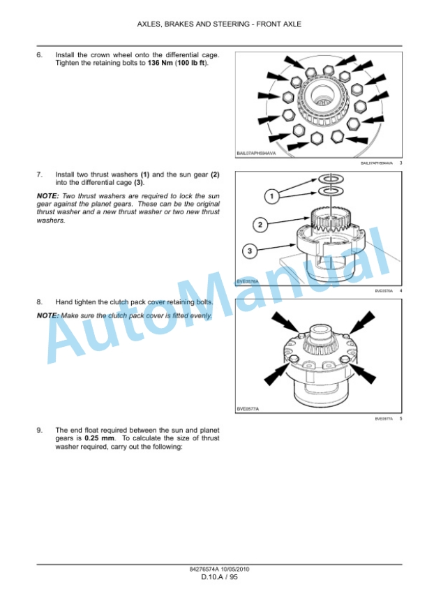 Alternative view of New Holland T6010, T6020, T6030, T6040, T6050, T6060, T6070 Tractor Service Manual 84410764