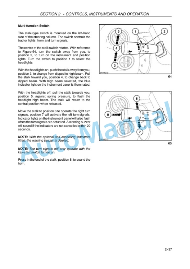 New Holland T6010, T6020, T6030, T6050, T6070 Delta and Plus Tractor Operation and Maintenance Manual 47380133-2