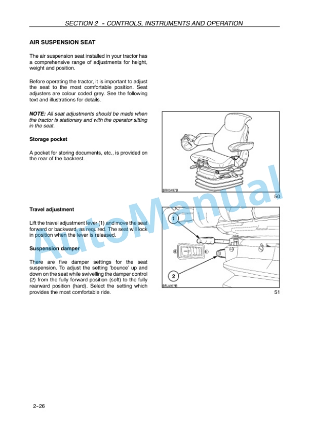 New Holland T6020, T6030, T6040, T6050, T6060, T6070 Elite Tractor Operation and Maintenance Manual 47380159-2