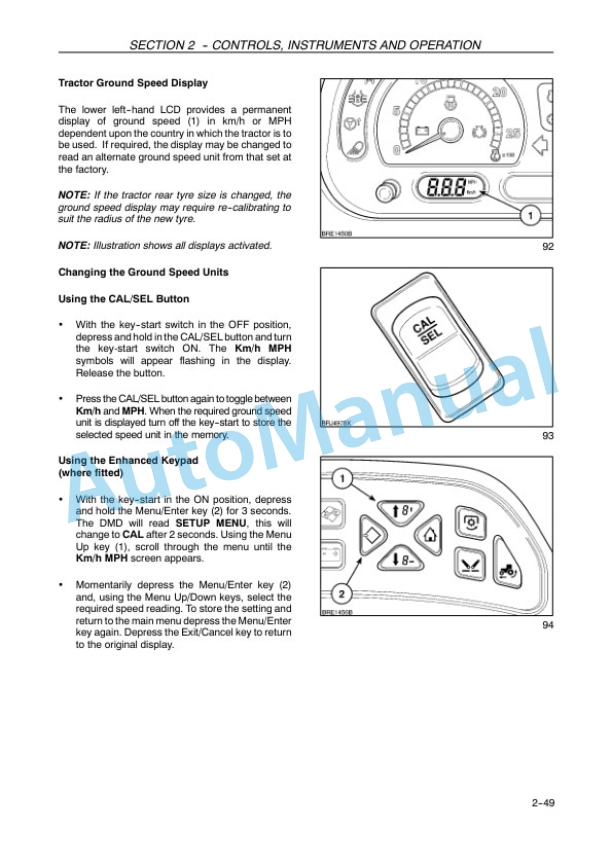 New Holland T6020, T6030, T6040, T6050, T6060, T6070 Elite Tractor Operation and Maintenance Manual 84146211-2