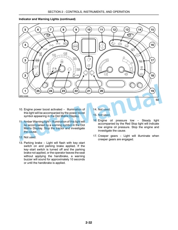 Alternative view of New Holland T6020, T6030, T6040, T6050, T6060, T6070 Elite Tractor Operation and Maintenance Manual 84146400
