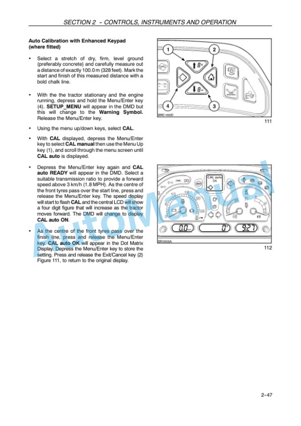 New Holland T6030, T6050, T6070, T6080, T6090 Rage Command - Power Command Tractor Operation and Maintenance Manual 47770776-2
