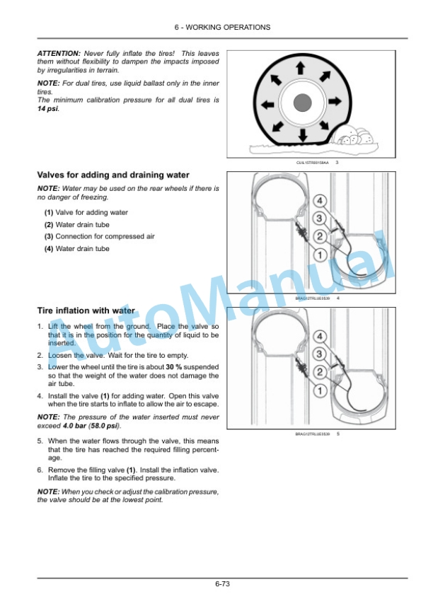 New Holland T6.110, T6.120, T6.130 Tractor Operation and Maintenance Manual 47952257-4