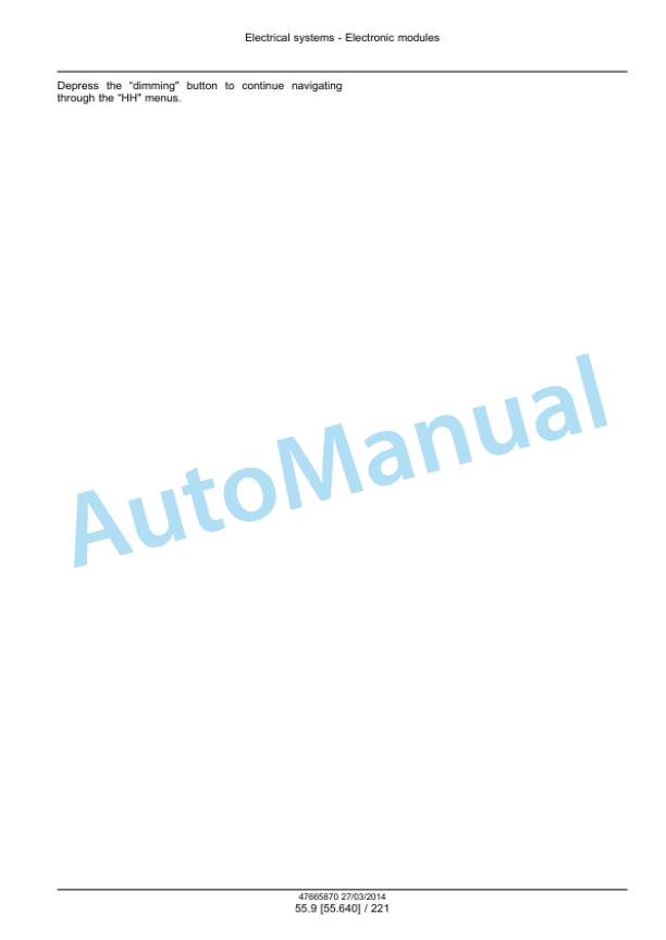 New Holland T6.120, T6.140, T6.150, T6.155, T6.160, T6.165, T6.175, T6.140 AutoCommand, T6.150 AutoCommand, T6.160 AutoCommand Tier 4A Tractor Service Manual 47720746-4